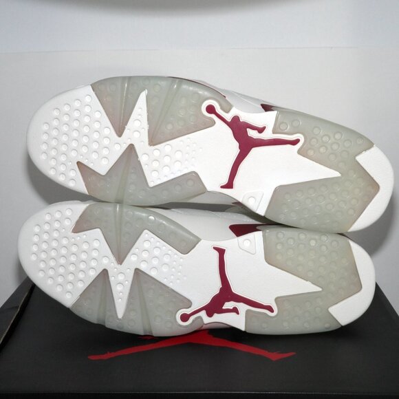 2015 Air Jordan 6 Retro Maroon 384664-116 US 11.5 DS Brand New Damaged Box - Picture 13 of 13